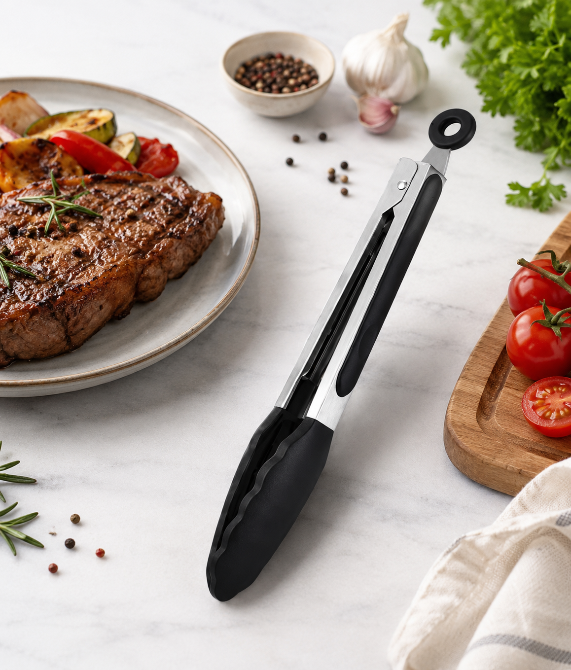 Rutschfeste Grillzange