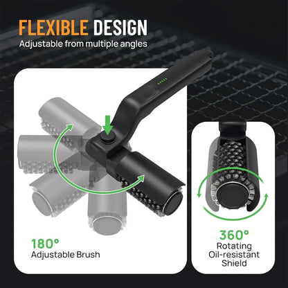 3 Powerful Speed BBQ Grill Brush for Outdoor Grill,Electric Grill Brush,Automatic Grill Cleaning Brush for Camping Outdoor Grill